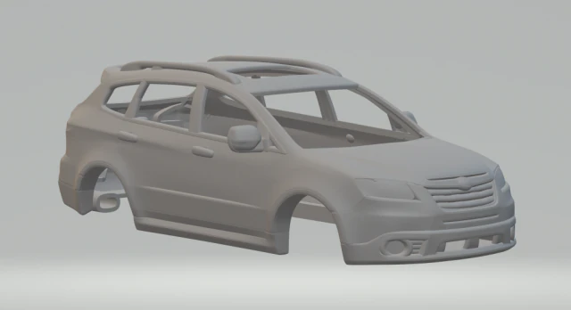 Субару Трибека 3D Принт Модель .c4d .max .obj .3ds .fbx .stl .blend 