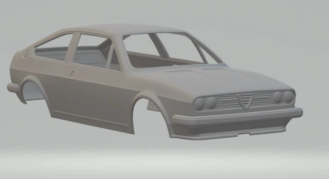 Alfa romeo sprint 3D Print Model .c4d .max .obj .3ds .fbx .stl .blend 