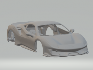 Ferrari 488 pista 3D Print Model