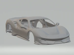 Ferrari 488 pista 3D Print Model