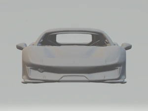 Ferrari 488 pista 3D Print Model