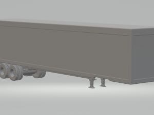 Trailer box usa Modèles 3D en vedette
