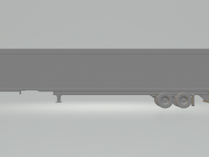 Trailer box usa 3D printmodel