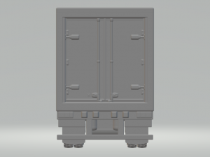 Trailer box usa 3D printmodel
