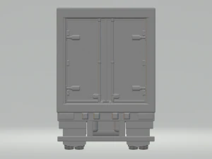 Trailer box usa 3D Print Model