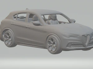 ALFA ROMEO STELVIO QUADRIFOGLIO Modello di stampa 3D