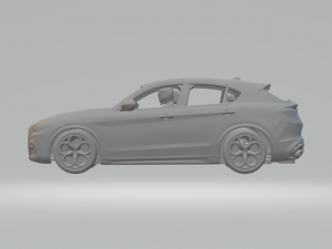 ALFA ROMEO STELVIO QUADRIFOGLIO 3D Принт Модель