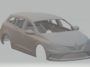 Renault Mgane Estate 3D Print Model