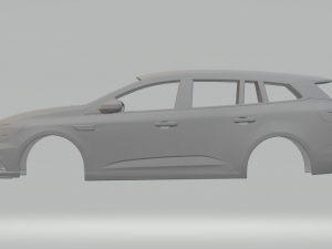 Renault Mgane Estate 3Dプリントモデル