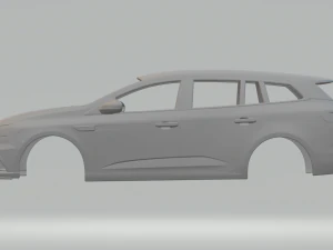 Renault Mgane Estate 3D Print Model