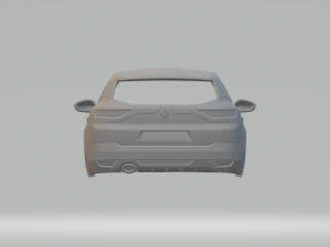 Renault Mgane Estate 3D Print Model