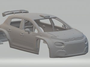 Citroen c3 rally car 3D Baskı Modeli