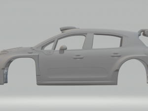 Citroen c3 rally car Modèles 3D en vedette