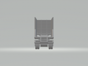 2 AXLE WOOD TRAILER 3D 打印模型