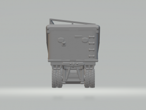 ALUMINUM DUMPER TRAILER 2AXLES 3D प्रिंट मॉडल