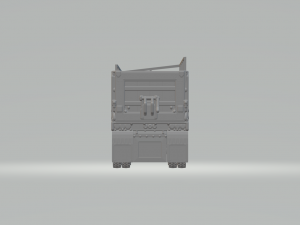 ALUMINUM DUMPER TRAILER 2AXLES 3D प्रिंट मॉडल
