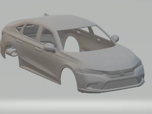Honda civic cn 3D Baskı Modeli