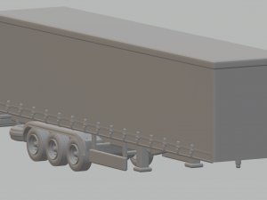 TRAILER BOX 3D प्रिंट मॉडल