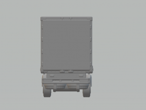 TRAILER BOX 3D 打印模型