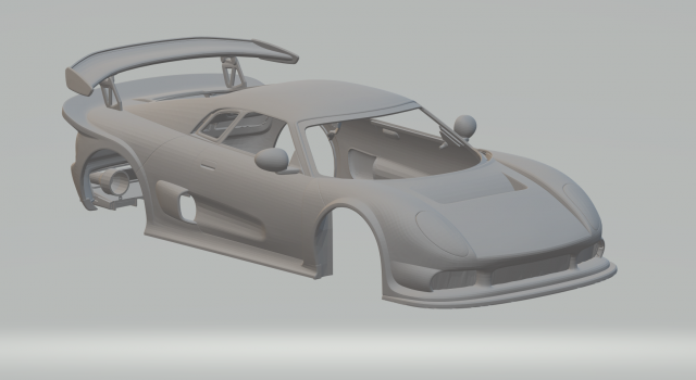 Noble gt40 3D Print Model .c4d .max .obj .3ds .fbx .stl .blend 