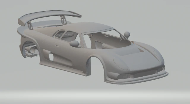 Noble gt40 3D Print Model .c4d .max .obj .3ds .fbx .stl .blend 