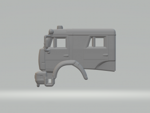 Kamaz double cab 3D Print Model