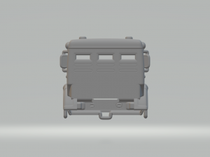 Kamaz double cab 3D Print Model