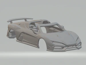 Italdesign Zerouno Duerta Modelo de impresión 3D