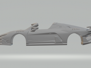 Italdesign Zerouno Duerta 3D Baskı Modeli