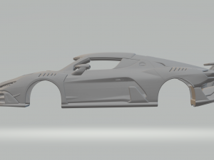Italdesign Zerouno Duerta 3D Baskı Modeli