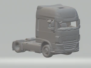 डीएएफ एक्सएफ 480 एफटी सुपर स्पेस कैब 3D प्रिंट मॉडल