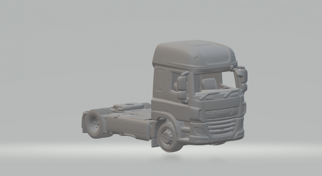 DAF CF Model do druku 3D .c4d .max .obj .3ds .fbx .stl .blend 