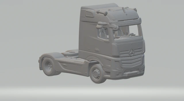 Mercedes mp4 3D Print Model .c4d .max .obj .3ds .fbx .stl .blend 