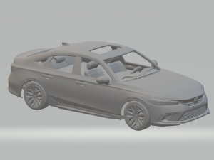 Honda civic eua 3Dプリントモデル