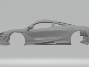 MCLAREN 765LT 3Dプリントモデル