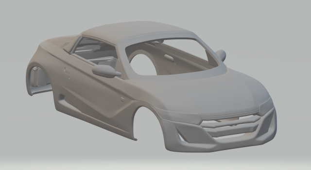 Honda s660 2015 3D Принт Модель .c4d .max .obj .3ds .fbx .stl .blend