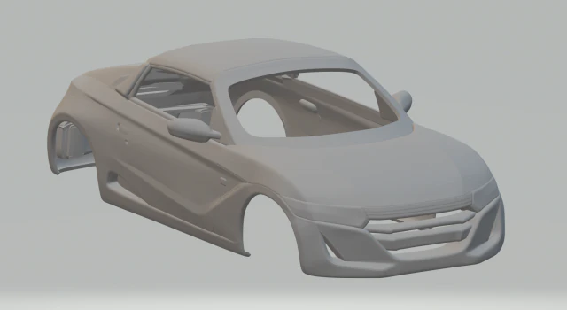 Honda s660 2015 3D Print Model .c4d .max .obj .3ds .fbx .stl .blend 