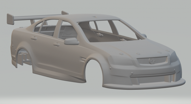 Holden commodore v8 supercar 3D प्रिंट मॉडल .c4d .max .obj .3ds .fbx .stl .blend 