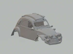 Гоночний автомобіль Citroen cv2 3D Принт Модель