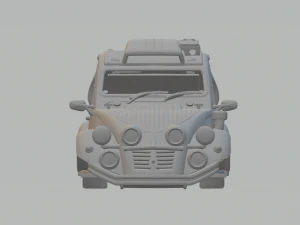 Citroen cv2 race car 3D Print Model