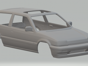 Honda civic si 86 Modello di stampa 3D