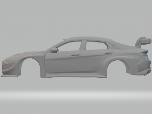Hyundai elantra race car Modelo de impresión 3D