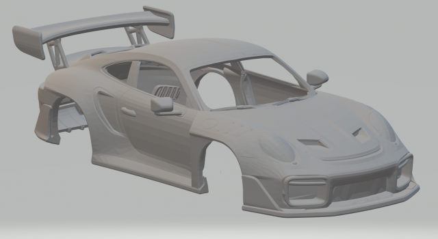Duke Dynamic 991 PORSCHE GT-RSR Widebody 3D 打印模型 .c4d .max .obj .3ds .fbx .stl .blend