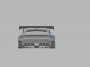Dodge Challenger race car 3D printmodel