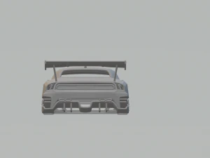 Dodge Challenger race car 3D Print Model