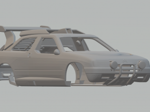 Citroen zx dakar 3D-printmodel