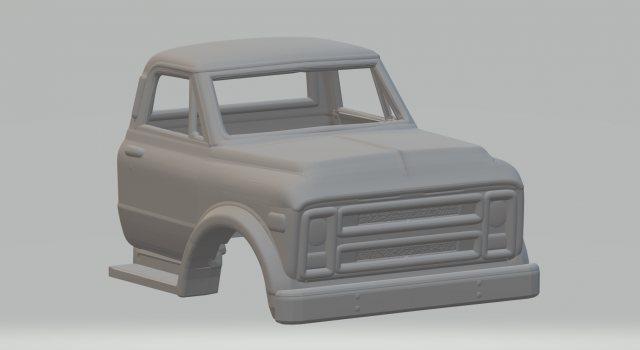 Chevrolet c50 3D Print Model .c4d .max .obj .3ds .fbx .stl .blend 
