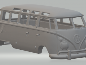 Volkswagen bus kombi 3Dプリントモデル