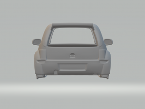 Opel corsa race car 3D-printmodel