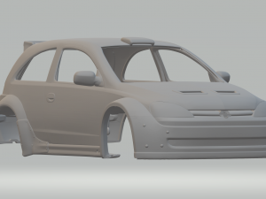 Opel corsa race car Modelo de impresión 3D